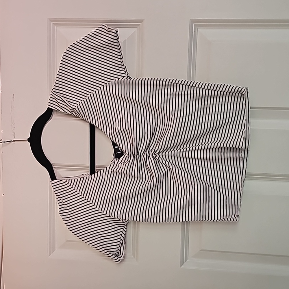 Striped Crop top
